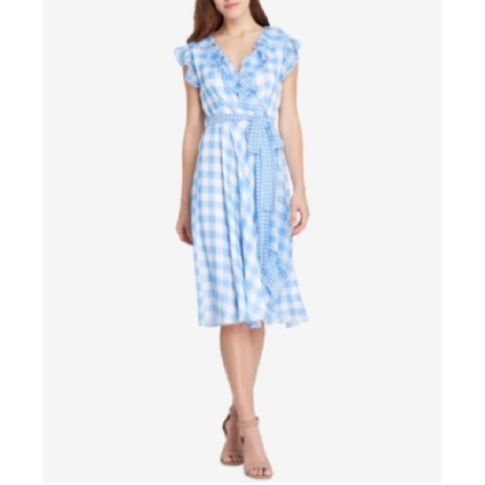Ruffled Tahari dress